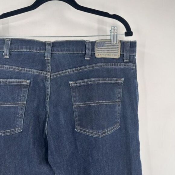 Tyndale Men's Cat 2 FRMC Fire‎ Resistant Denim Jeans Dark Wash Blue Size 35x34 - Picture 6 of 9